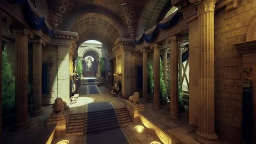 Sunlit Trail with Climbing Plants Bright Pathway Edged By Creeping Greenery