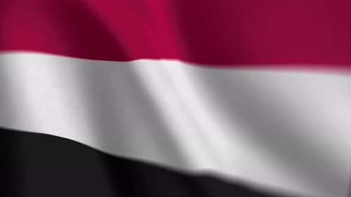 Realistic Waving Fabric Flag Motion Background