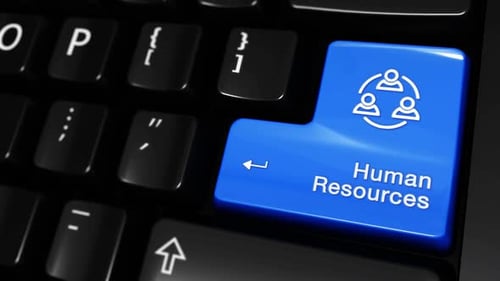 Human Resources Enter Key on Black Keyboard