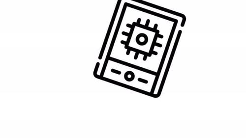 Symbol für mobile Animationstechnologie