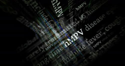hMPV virus news titles media looped screens