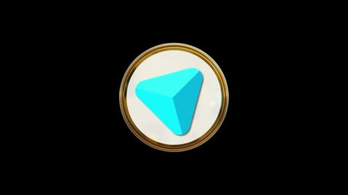 Schleifenanimation mit Pfeil und Kreis nach oben