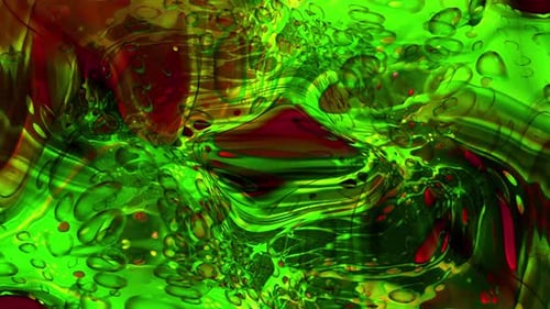 Abstract Psychedelic Liquid Colors Flow background