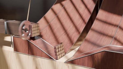 Animation mit 3D-Loop-Formen in Scheiben schneiden