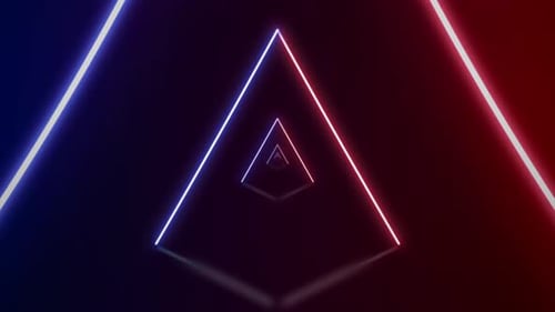 Neonlichter Loop 4K
