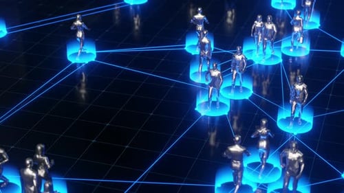 Futuristic Network of Digital Human Connections