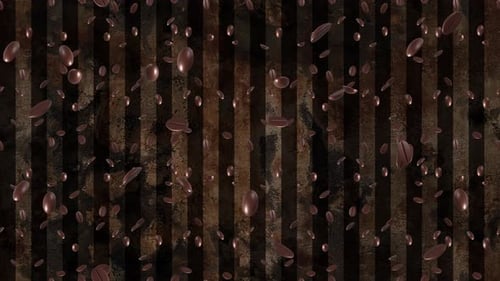 Coffee Bean espresso wallpaper loop tile Cartoon falling background. This is a cartoony animation lo