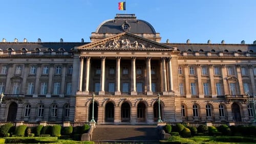 Royal Palace of Brussels at daylight, Belgium