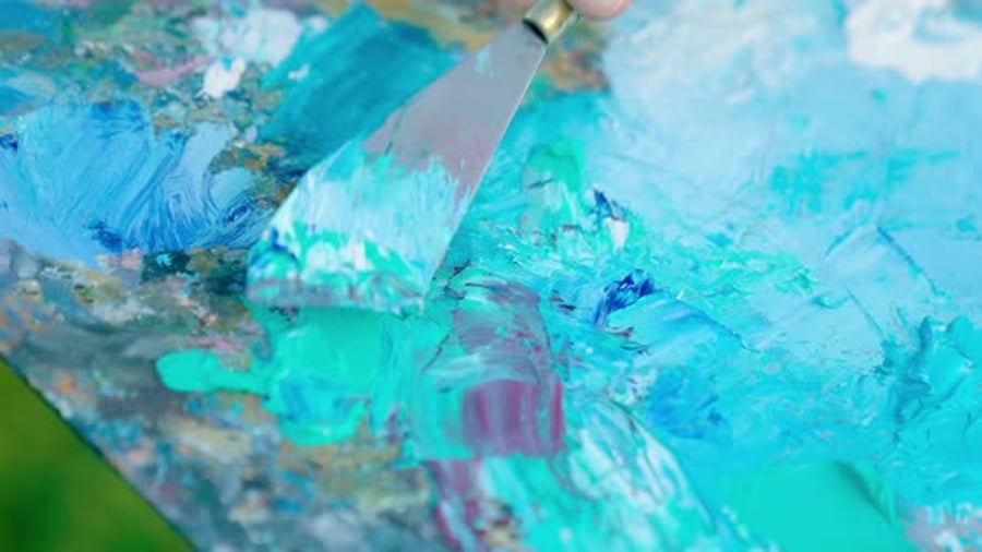 Cover for Macro Oil Painting