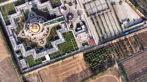 Vista aérea da cidade de Hyderabad Uhd
