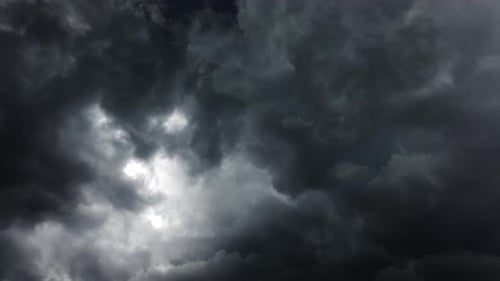 Dark Storm Clouds Moving