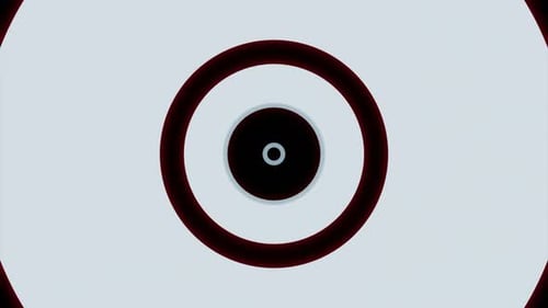 Hypnotic Pulsating Background with Rings