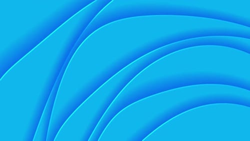 Modern Blue Fluid Wave Abstract Loop Background