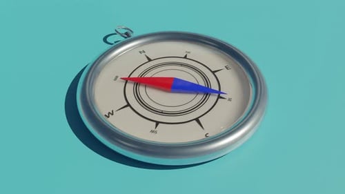 A Compass Arrow Pointing To The North