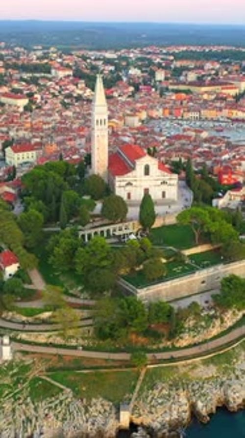 Vertical View Of Croatia Cityscape, Europe