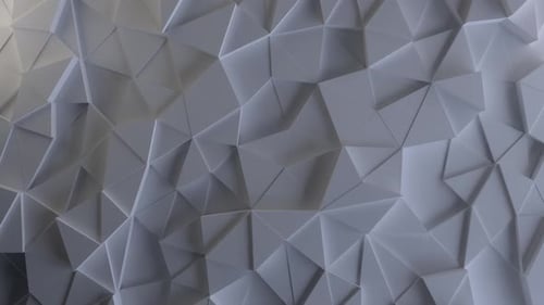 Dynamic Abstract Geometric Triangles Morphing Background Animation