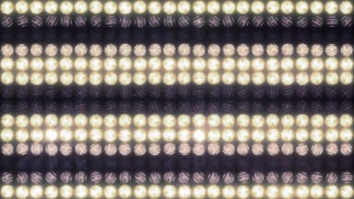 Vertikal zerrissene Streifen in der Lichtwand