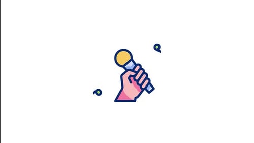 Microphone Animated Icon