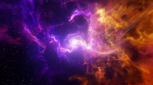 Abstrakter bunter Raum-Zeitraffer-Hintergrund