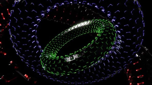 Kaleidoskopmuster verbessern das visuelle Erlebnis bei Musikveranstaltungen