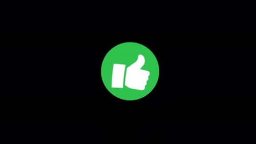Animated Thumbs Up Like Icon