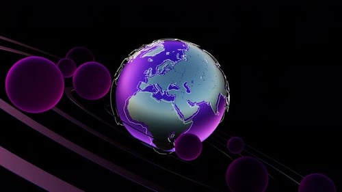 3D Earth Infographic Animation