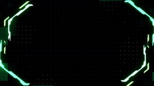 Digital tech data frame HUD
