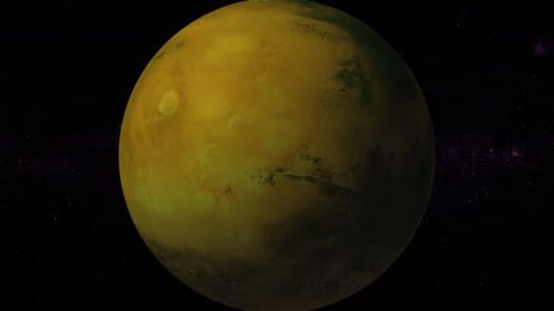 Animation of Mars rotation