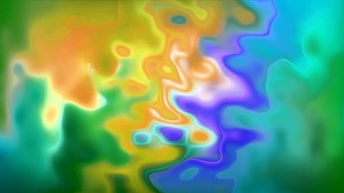 Vibrant Abstract Fluid Liquid Color Flow Background Animation
