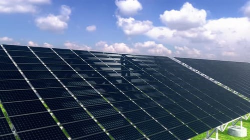 Solar Panels 4k