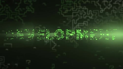 Development - Digital Text Animation