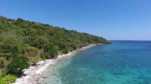 Aerial view of beautiful beach