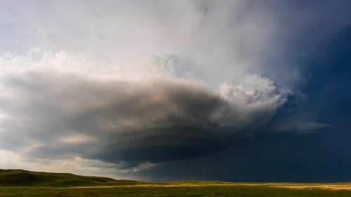 Spectacular Storm Clouds Building Severe Weather And Lightning