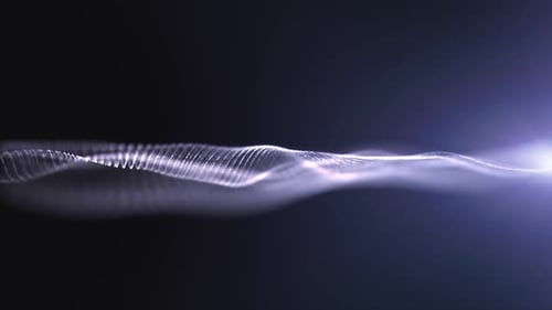 Abstract Flowing Particle Wave Loop Background