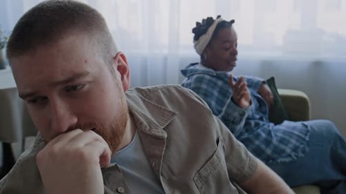 Couple Arguing During a Relationship Dispute