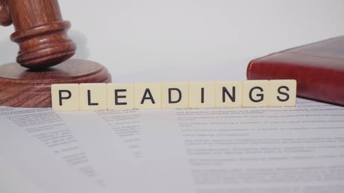 Gavel and Pleadings for the Justice System