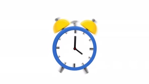 blue Clip art Cartoon alarm clock animation