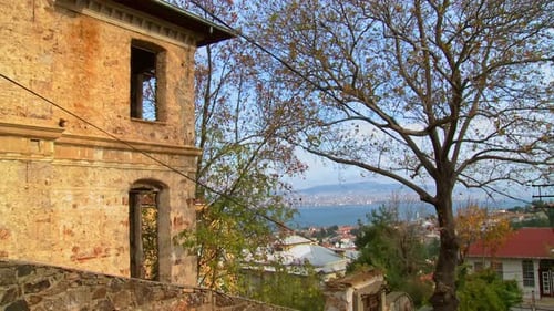 View of Istanbul from the Hills of Buyukada Island