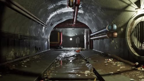Underground Sewer Tunnel