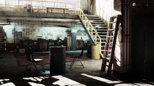 Room With a Ladder and Chair