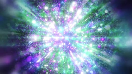Purpurrote Staubpartikel-Shockwave-Schleife