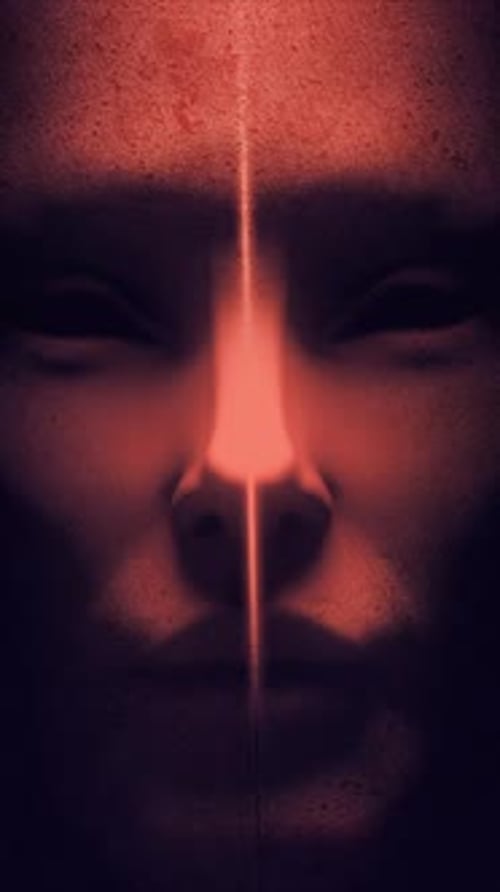 Abstract Red Light Grunge Texture Vertical Background