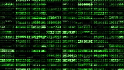 encrypted fast long scrolling programming security hacking code data flow stream