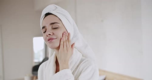 Gesunde Pflege für trockene Haut Beauty Concept Skincare Treatment