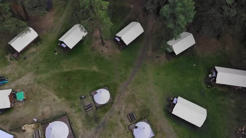 Summer Camp for Family Holidays From a Bird's Eye View