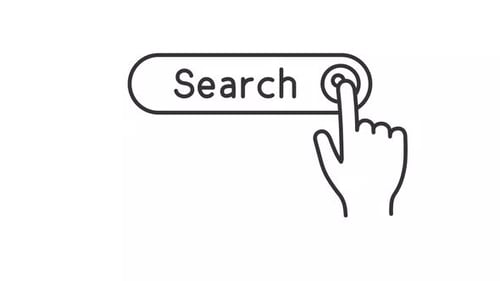 Search bar line animation