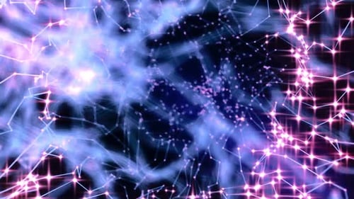 Connective Dots Net Overlays Motion Background