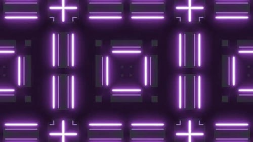 Dynamic purple neon pattern pulsing with energy and vibrant light