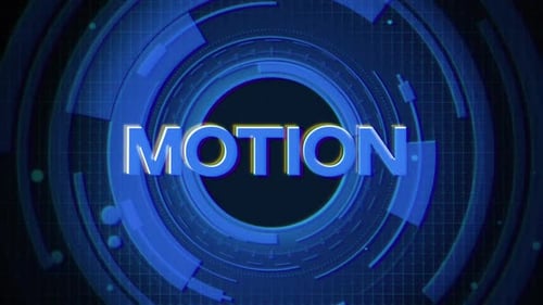 Futuristic Blue HUD Element Title Reveal