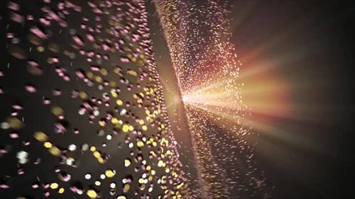 Hexagon Space Ring Moving Background 1